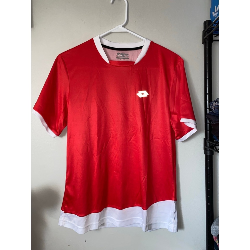 Womens Training SS Tee LOTTO Italian Sport Design Size XL